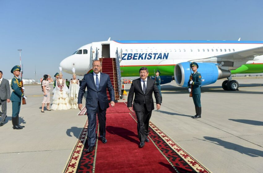  Өзбекстандын премьери Абдулла Арипов Бишкекке иш сапары менен келди