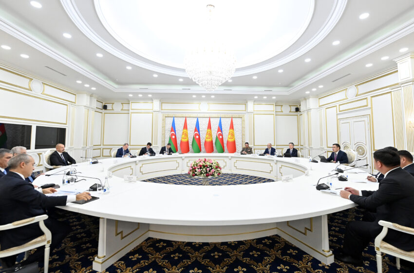  Кыргызстан менен Азербайжандын ортосундагы Мамлекеттер аралык кеңешинин биринчи жыйыны тар курамда өттү