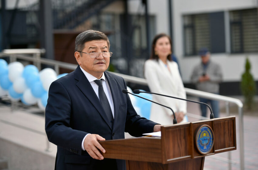  Акылбек Жапаров: В этом году в Бишкеке за 5 месяцев было построено 15 школ