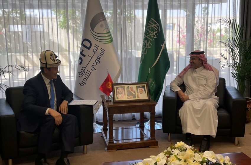  Посол КР и глава Саудовского фонда развития обсудили реализацию совместных проектов в КР