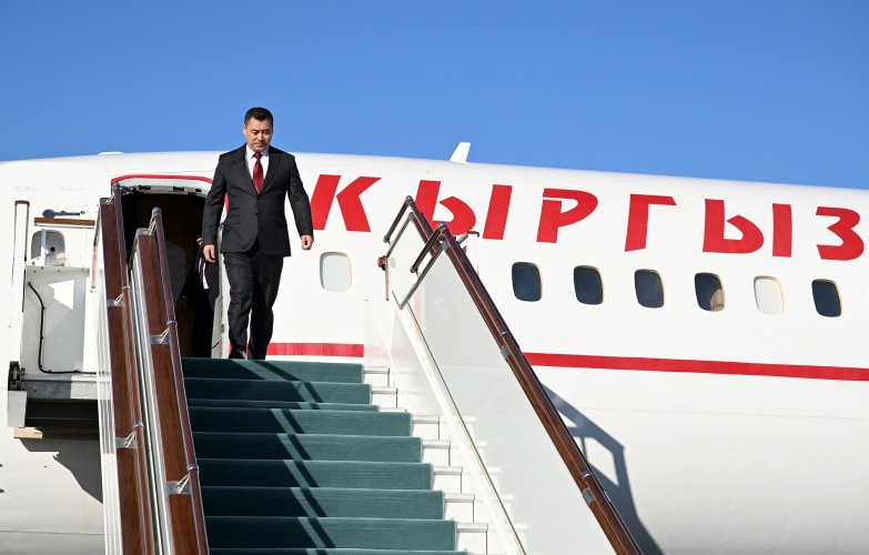  Президент Садыр Жапаров иш сапары менен Самарканд шаарына барды