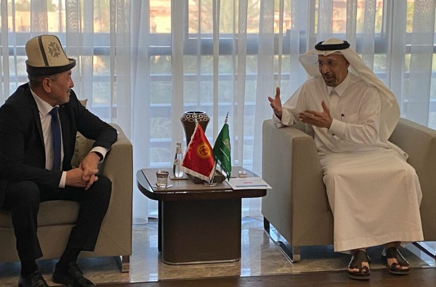  Зампред кабмина КР и глава Мининвестиций Саудовской Аравии обсудили перспективы развития сотрудничества