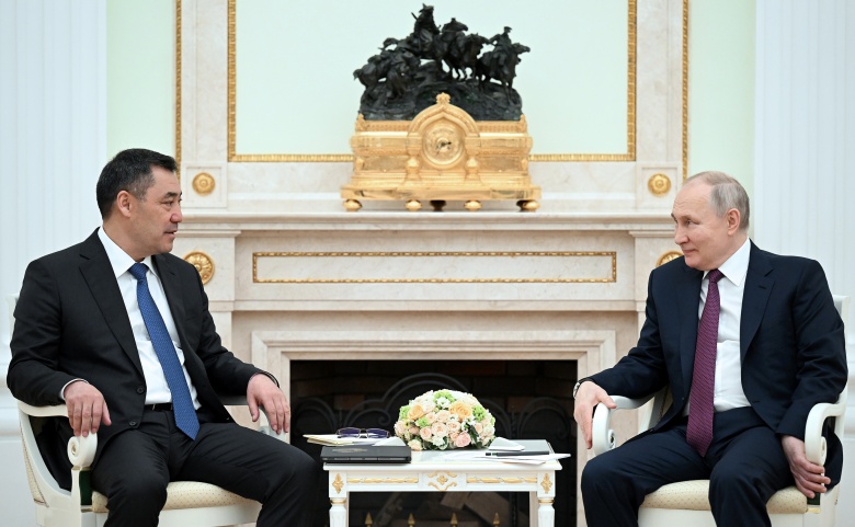  Президенты Садыр Жапаров и Владимир Путин приняли Совместное заявление 