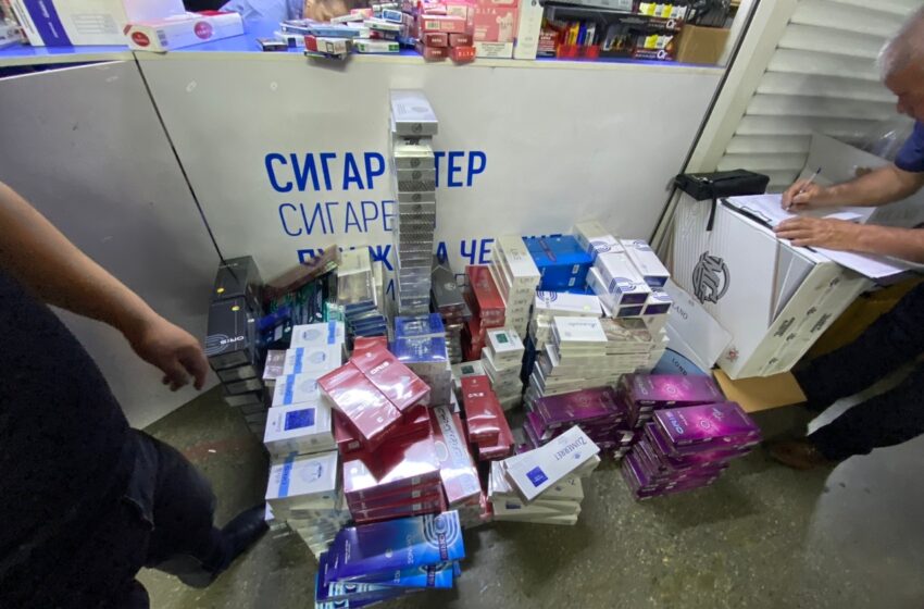  Сотрудники ГНС в Бишкеке изъяли 2,8 тыс. пачек контрафактных сигарет