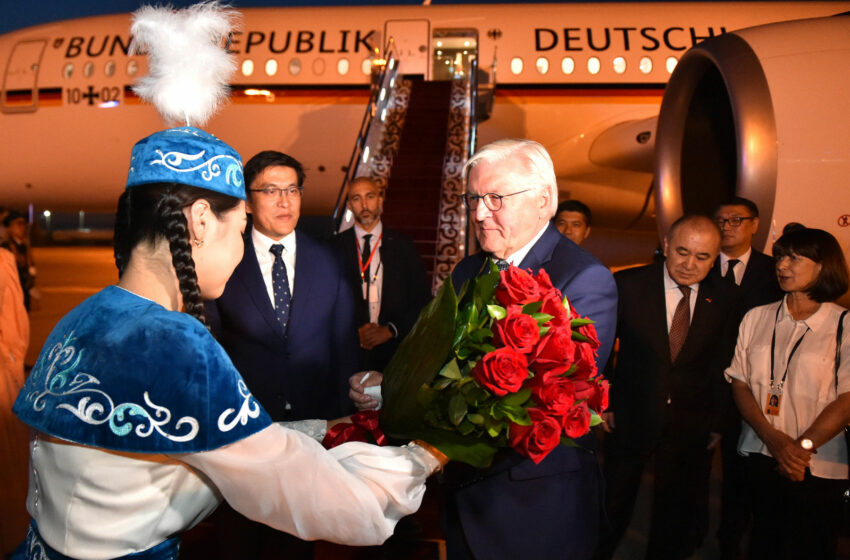 Германиянын Федералдык Президенти Франк-Вальтер Штайнмайер Кыргыз Республикасына расмий сапар менен келди