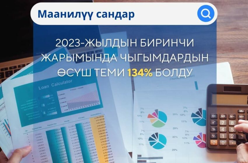  Жыл башынан бери чыгымдардын өсүш темпи 134% болду