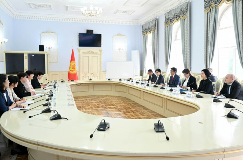  Президенттин Администрациясында элдик дипломатия маселелерин сүйлөшүү үчүн кытайлык делегация кабыл алынды