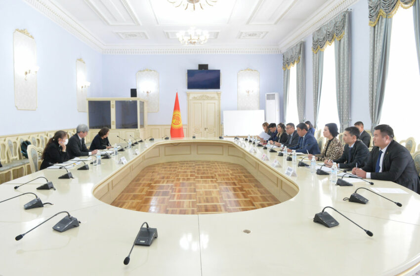  В Администрации Президента обсудили вопросы кыргызско-японского сотрудничества