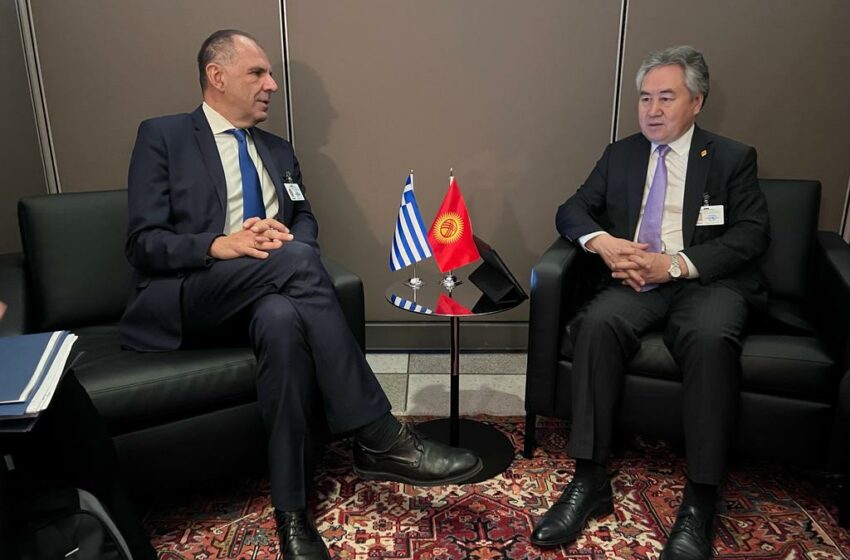  Главы МИД Кыргызстана и Греции обсудили вопросы двустороннего сотрудничества