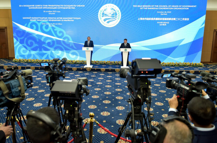  Акылбек Жапаров сделал заявление для СМИ по итогам заседания СГП ШОС