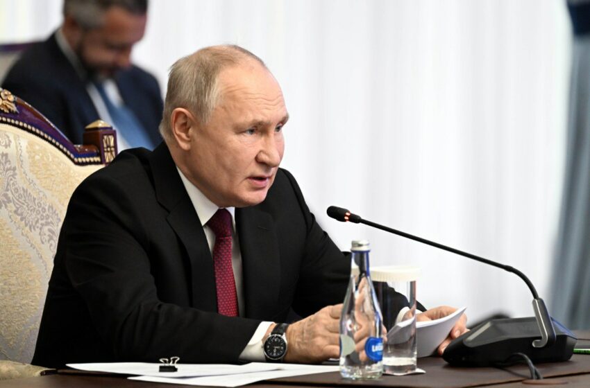  Путин: Мы высоко оцениваем работу Кыргызстана, проделанную в ходе председательства в СНГ