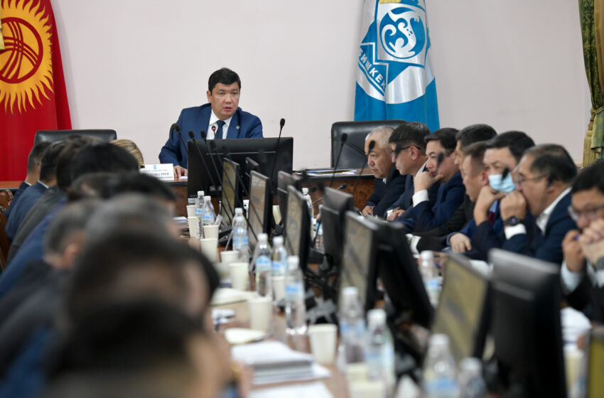  В столице плановое совещание по развитию города Бишкек