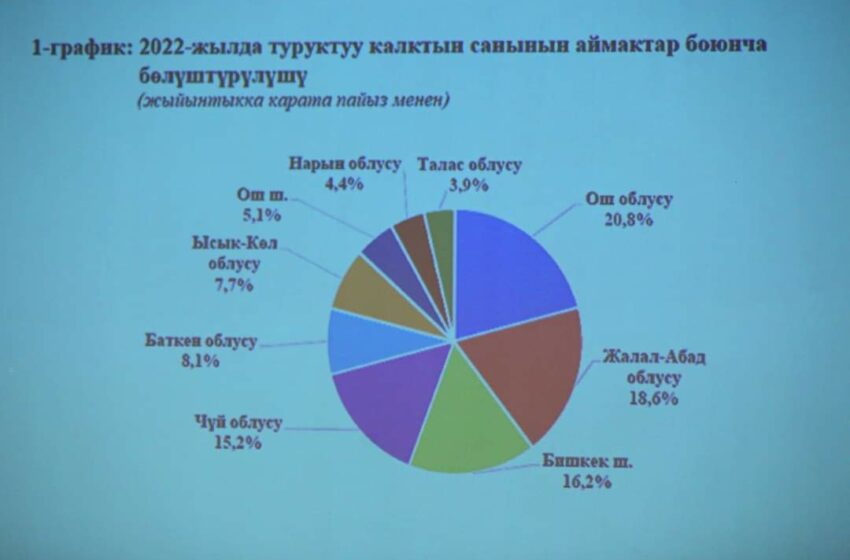  В Оше рост населения за последние 13 лет составил 36,8%