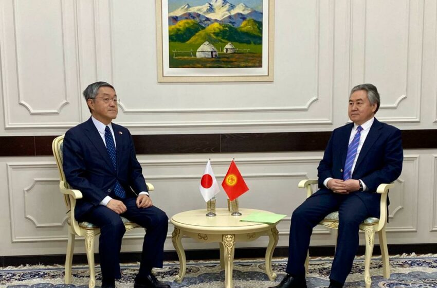  Глава МИД КР и посол Японии обсудили перспективы двустороннего сотрудничества