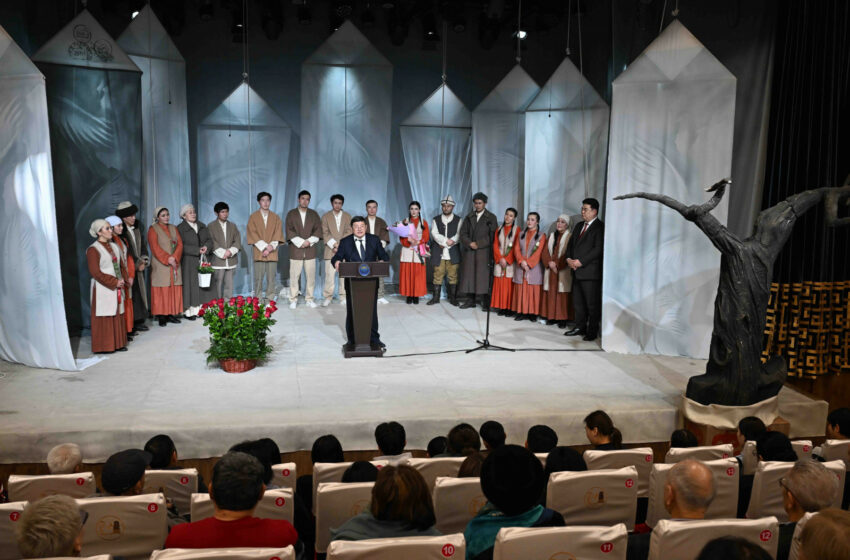  Акылбек Жапаров принял участие в церемонии открытия Чуйского театра музыкальной драмы и сатиры