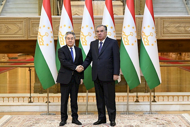  В Душанбе состоялась встреча главы МИД Кыргызстана и президента Таджикистана