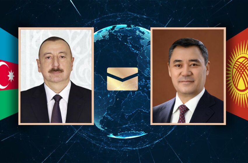  Азербайжан Президенти Садыр Жапаровду жана Кыргызстан элин Орозо айт майрамы менен куттуктады 