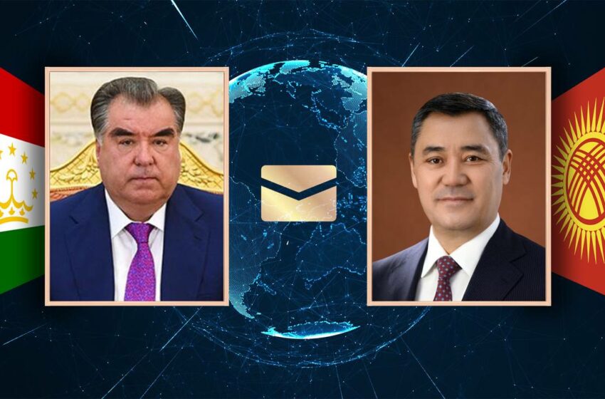  Президент Таджикистана поздравил Садыра Жапарова и народ Кыргызстана с праздником Орозо айт 