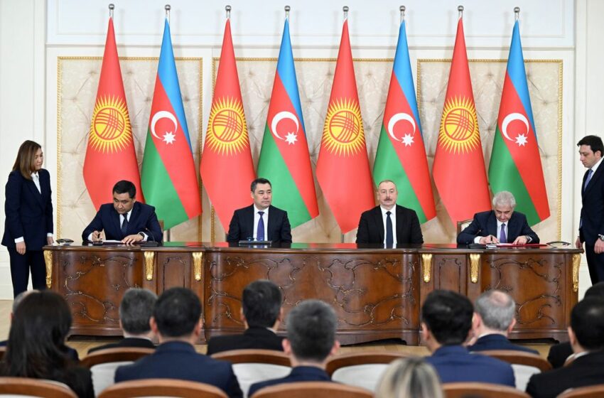  Подписана Программа сотрудничества Кабинета Министров Кыргызстана и Азербайджана на 2024-2029 годы