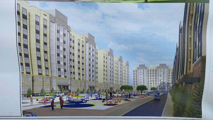  В Караколе началось строительство многофункционального жилого комплекса под госипотеку