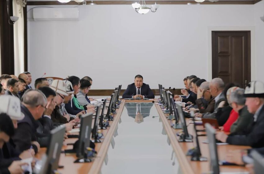  Состоялось заседание штаба по проведению выборов депутатов ЖК КР