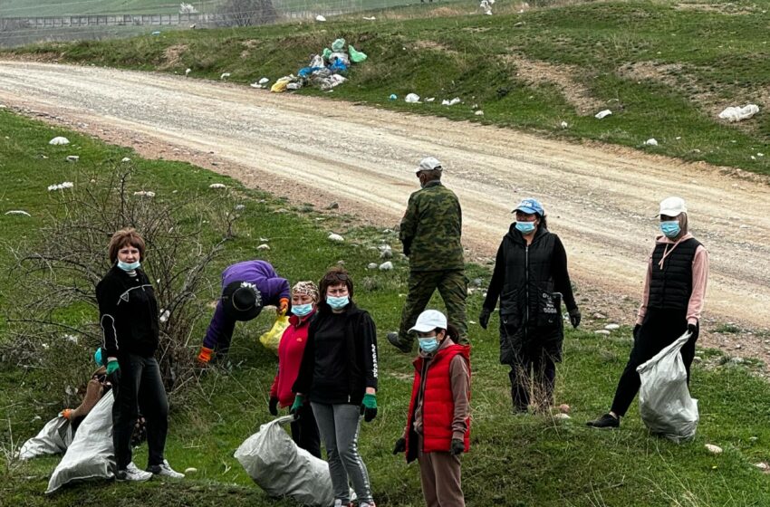  Жители Чуйской области собрали более 2357 тонн мусора за три недели субботников