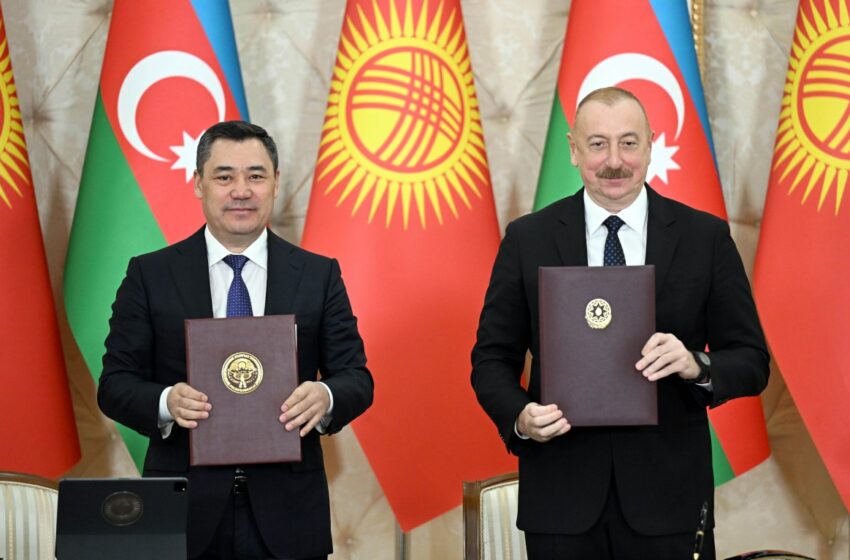  В ходе государственного визита Президента Садыра Жапарова в Азербайджан подписан ряд документов