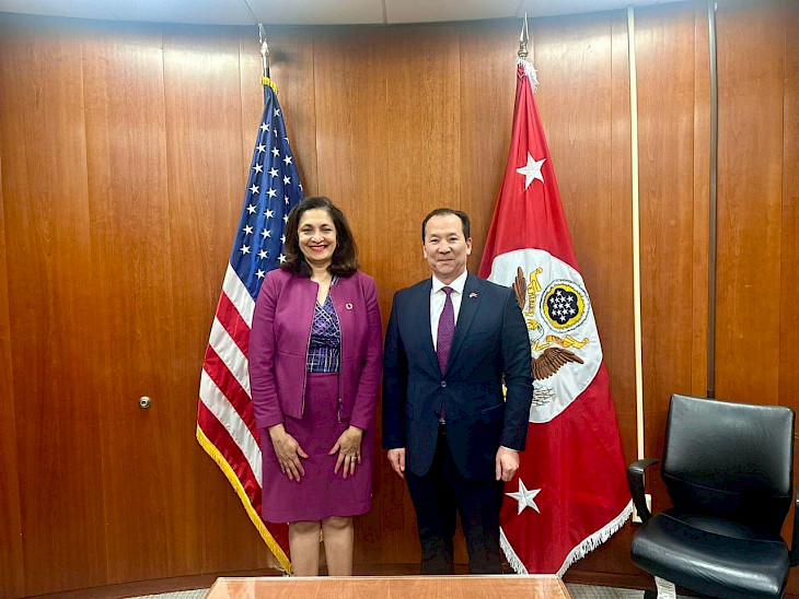  Посол Кыргызстана встретился с заместителем госсекретаря США
