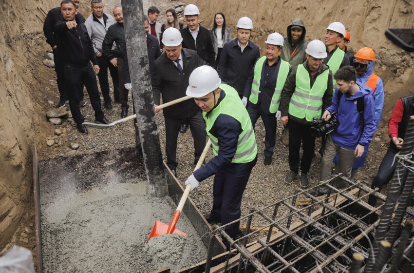  В Оше началось строительство ещё одного многоэтажного дома по программе долевого строительства