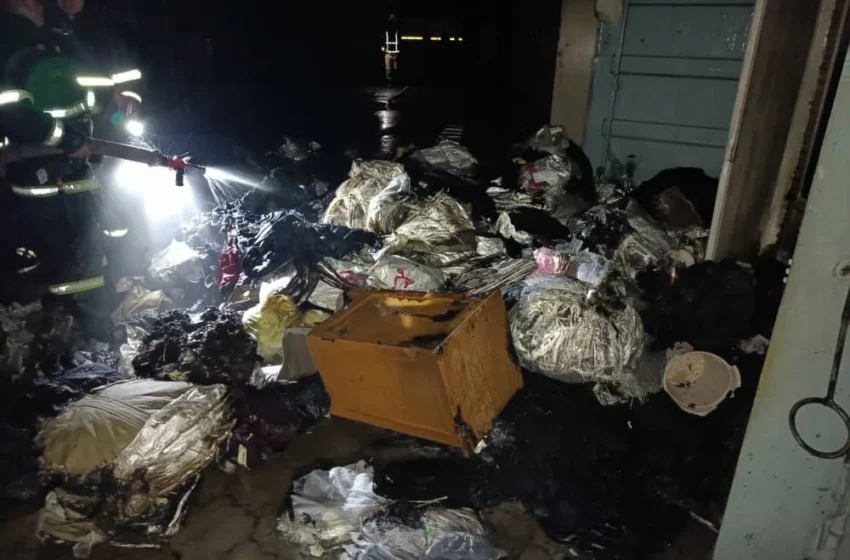 Дордойдогу “Алкан” базарынын 120 чарчы метри өрттөндү
