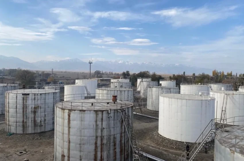  На баланс государства возвращена нефтебаза «Кыргызмунайзат» в Чуйской области