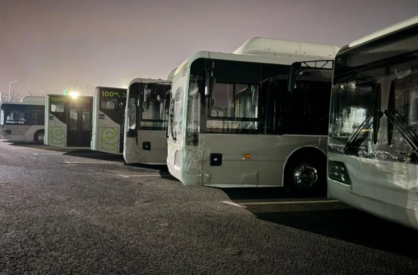  Борбор калаага Кытайдан 20 Yutong автобусу келди