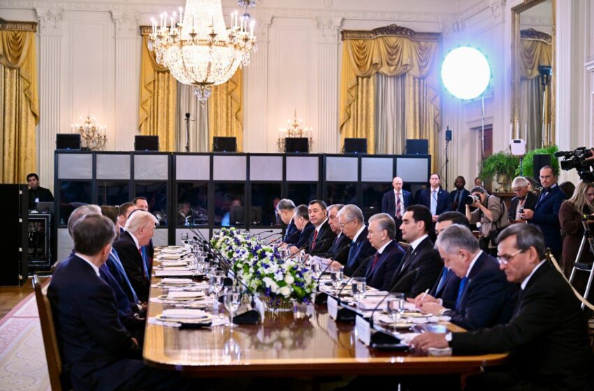  Президент Жапаров Вашингтондо “Борбордук Азия – АКШ” (С5+1) саммитине катышты