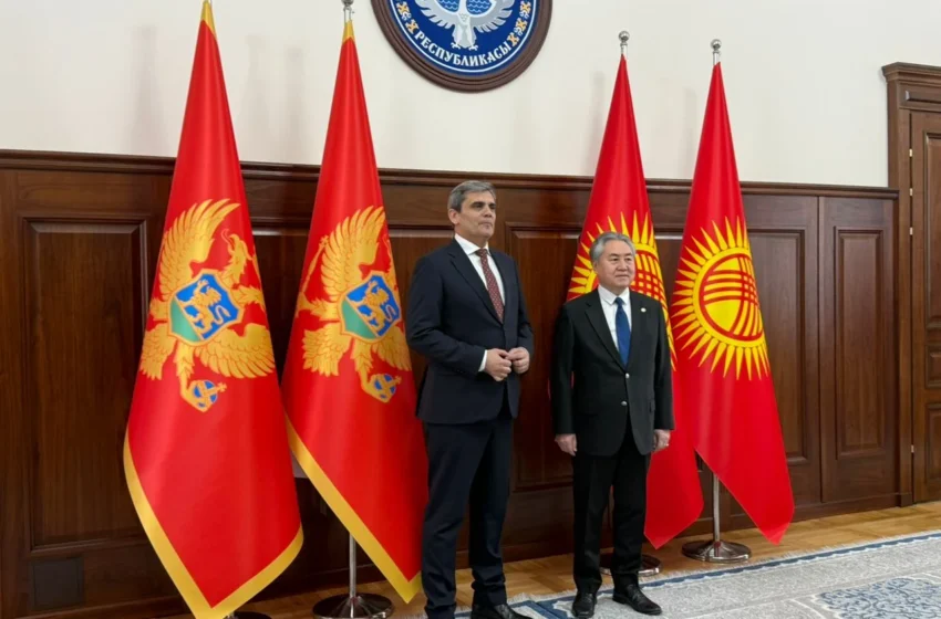  Черногориянын тышкы иштер министри Кыргызстанга иш сапары менен келди