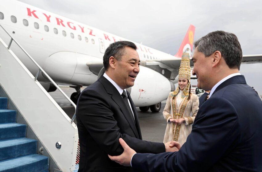  Садыр Жапаров иш сапары менен Астана шаарына келди