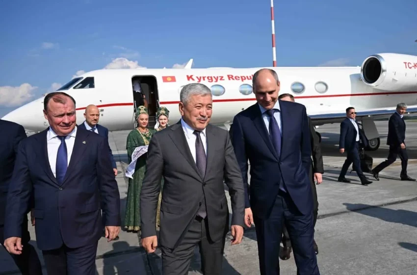  Глава кабмина с рабочим визитом прибыл в Россию
