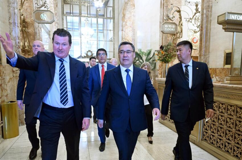  Президент Садыр Жапаров Нью-Йорк шаарында StoneX Group корпорациясына барды